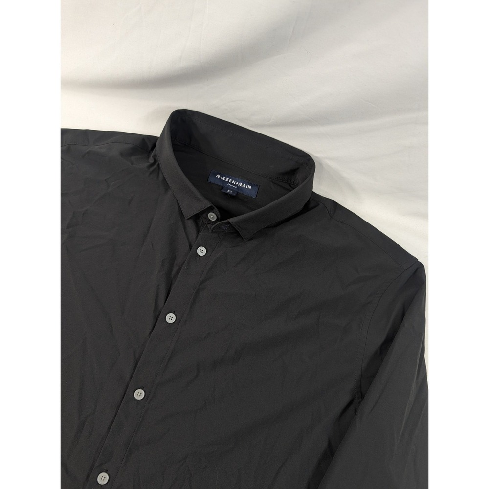 Mizzen Main Leeward Shirt 2XL Black Performance Lightweight Stretch Excellent